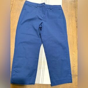 Talbots Blue Ankle Cropped Pants